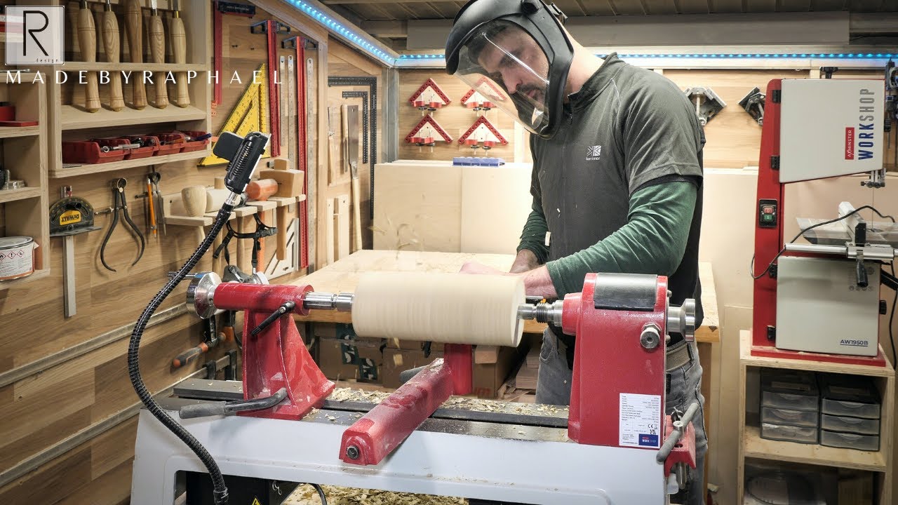 WOODTURNING / MY FIRST LATHE EASY CHRISTMAS LATHE PROJECT/ AXMINSTER WOOD LATHE / TOCZENIE W DREWNIE