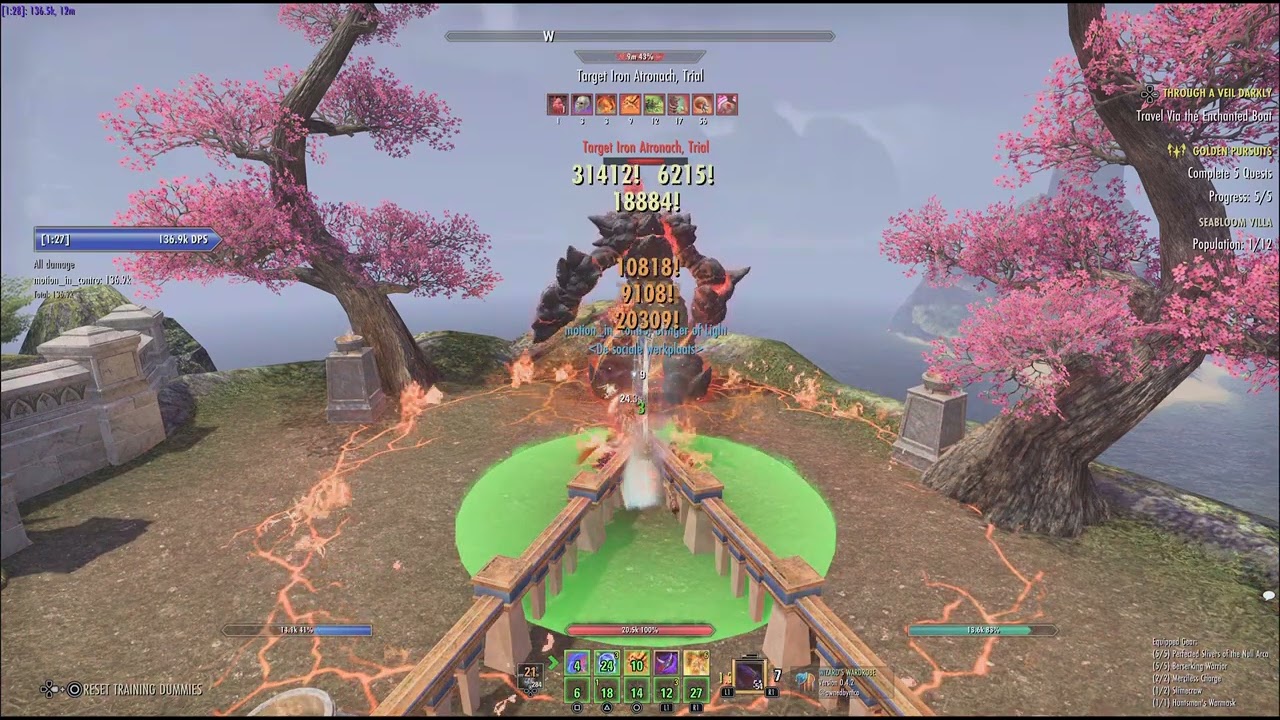 Eso ardent/herald/assassination 143,5K DPS u49