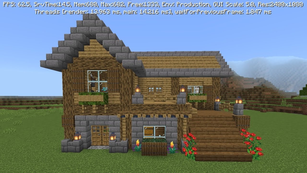 MINECRAFT BUILD EASY SURVIVAL HOUSE 🏡 TOTORIAL 