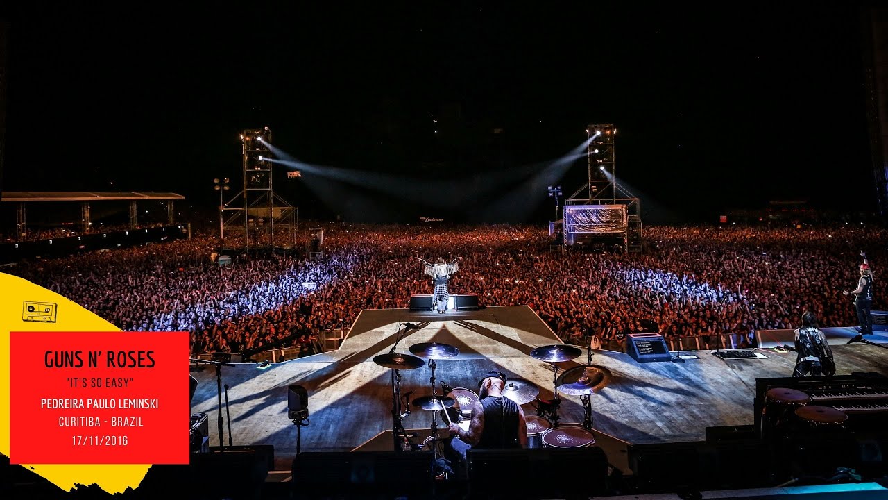 Guns N' Roses - It's So Easy - Pedreira Paulo Leminski - Curitiba - Brazil - 17/11/2016