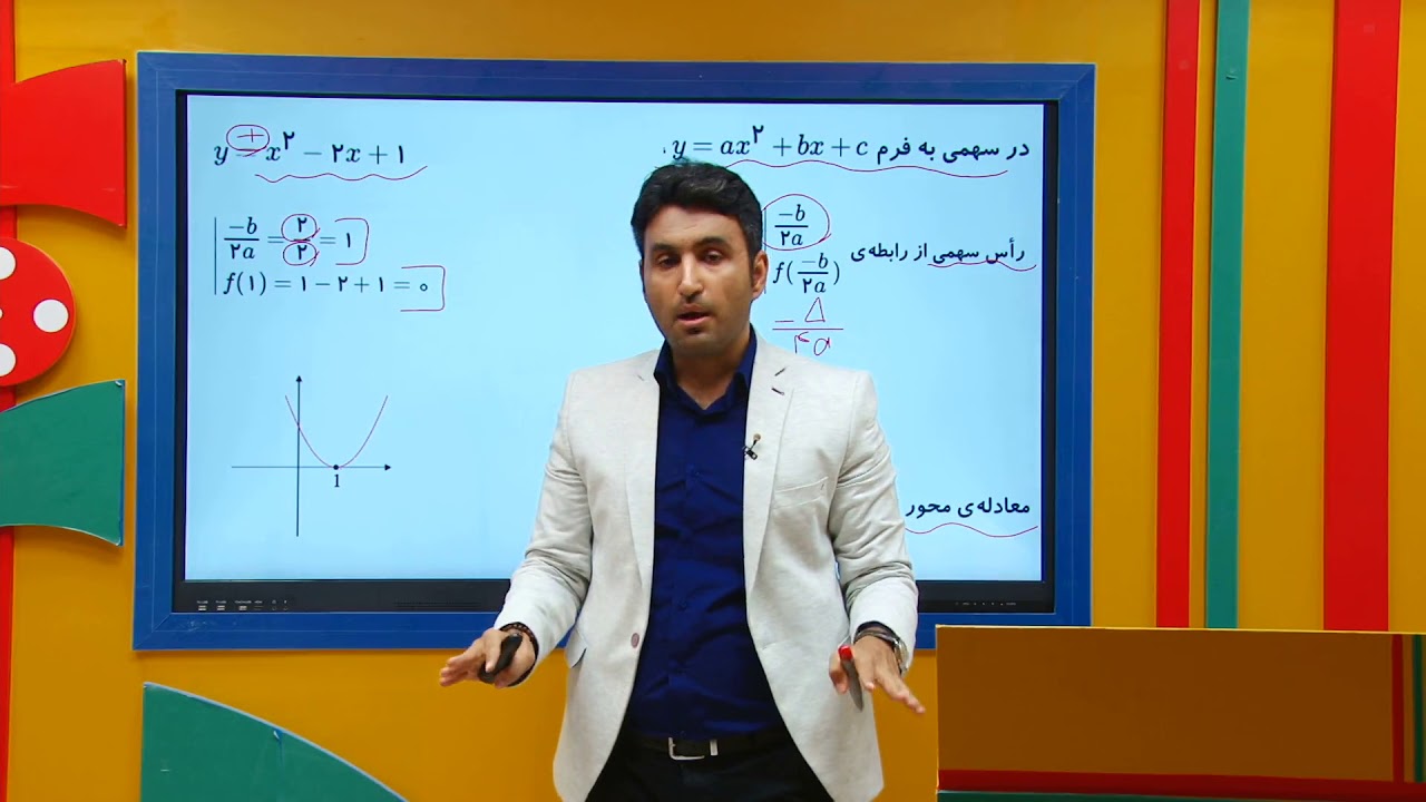 ریاضی دهم - تدریس سهمی از علی هاشمی