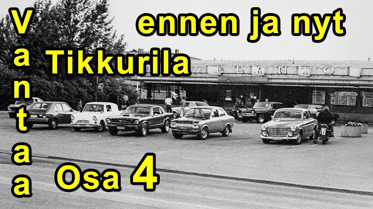 Vantaa, Tikkurila, Osa 4 - Vanhoja kuvia, ennen vs. nyt / Old pictures Before vs. Now. (006)