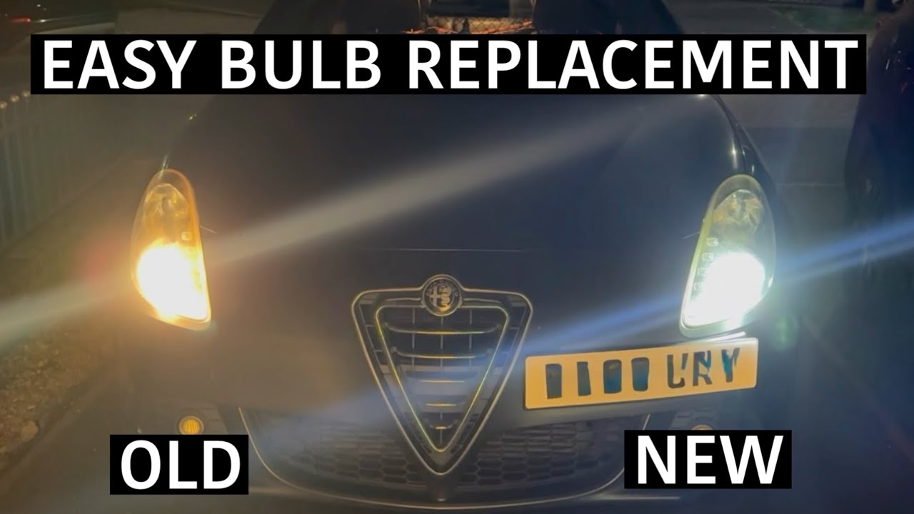 Easy Alfa Romeo Giulietta Headlight Bulb Change | No Headlight Unit Removal Needed