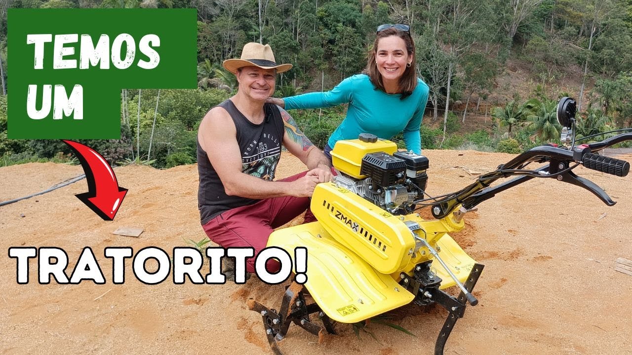 TRATORITO (monocultivador com arado) | Modelo Zmax ZT900G
