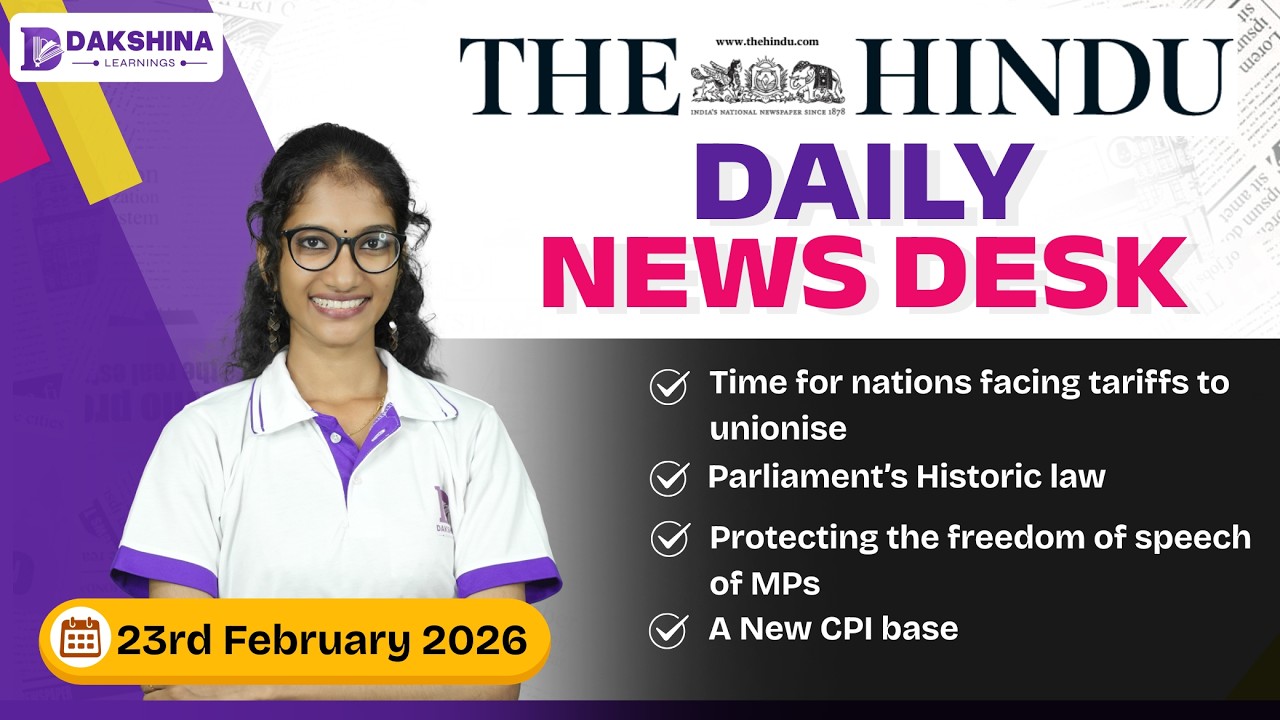 The Hindu News Analysis | 23th February 2026 |The Hindu News in Malayalam |UPSC|SSC| Daily News Desk