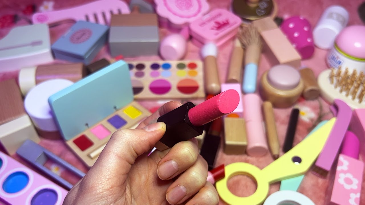 ASMR Doing Your Wooden Makeup (Whispered)