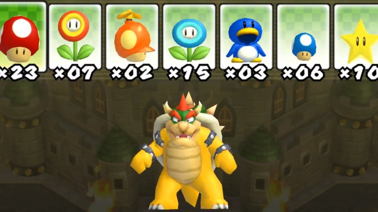 What happens when Bowser uses Mario's Power-Ups?