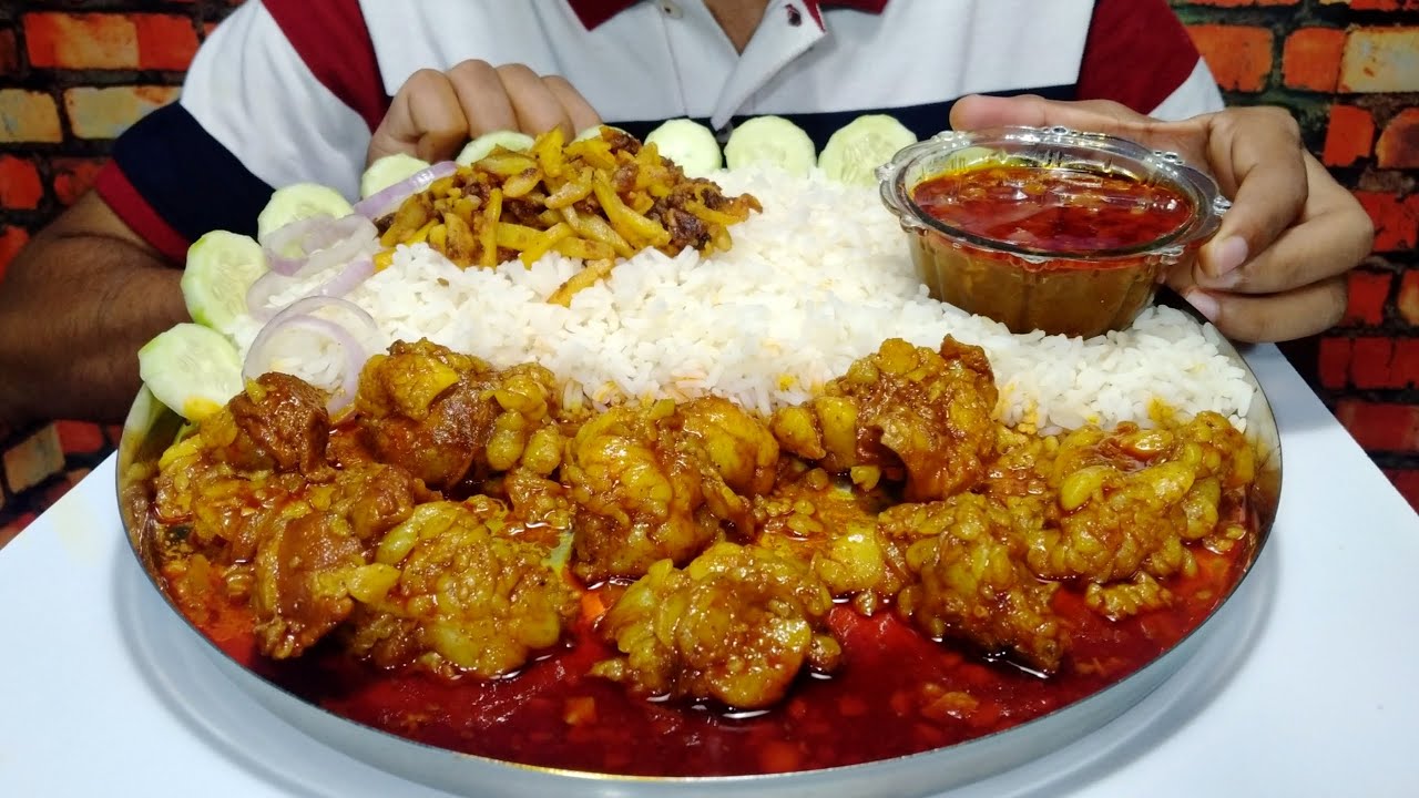 Fatty Mutton Curry Eating 😋 Oily Curry | Mutton Fat Curry, Rice Mukbang | Asmr eating | Spicy Asmr