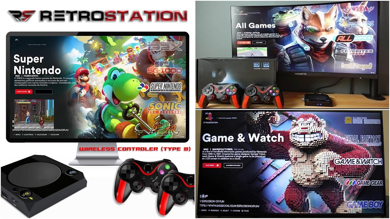 Borsuk Retro Gry TV: Test Konsoli RETROSTATION 14K!