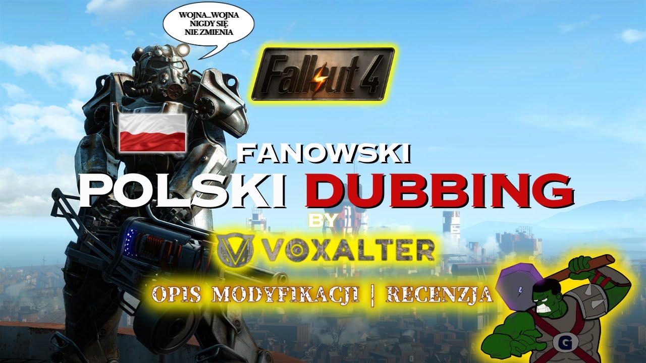 Polski dubbing AI do Fallout 4! | Opis moda Voxaltera - jest naprawdę nieźle!