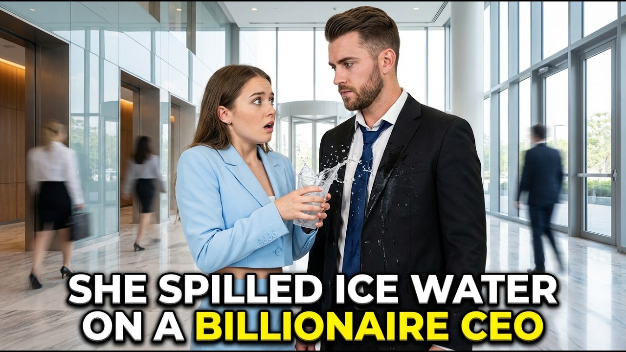 She spilled ice water on a billionaire CEO. What happened next nobody expected.