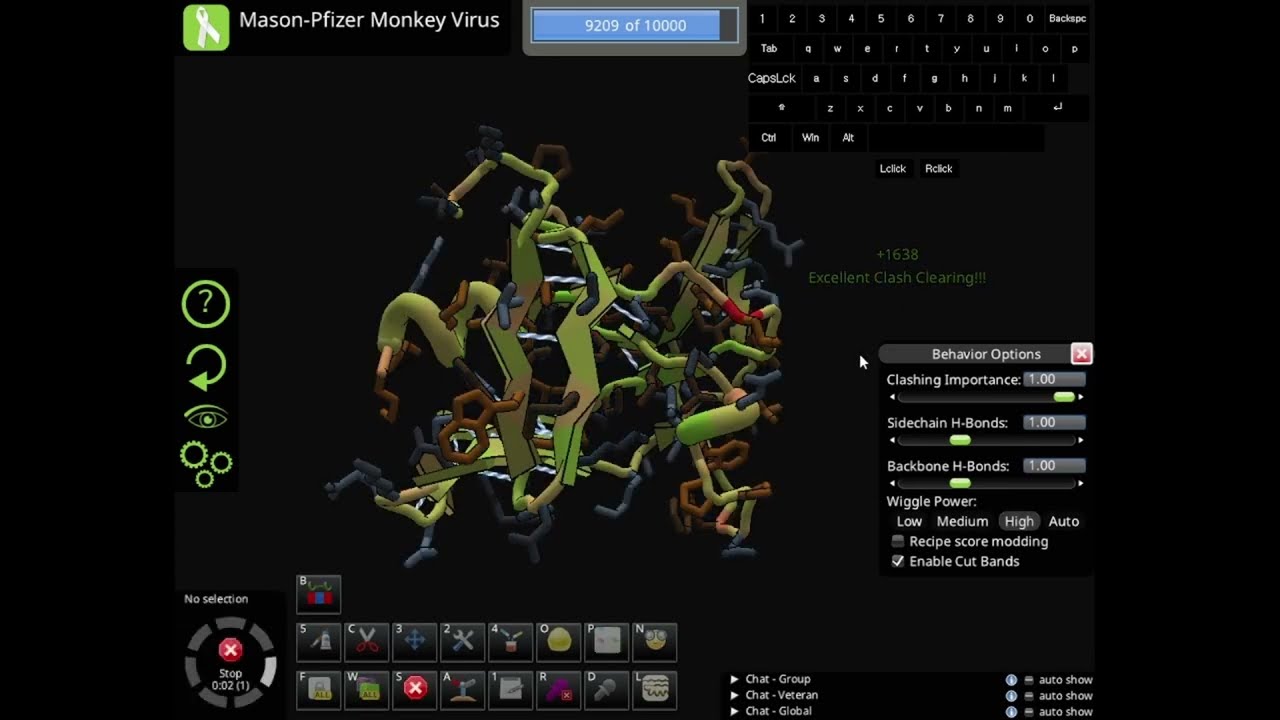 Foldit Educational Mode Tutorial: Mason-Pfizer Monkey Virus