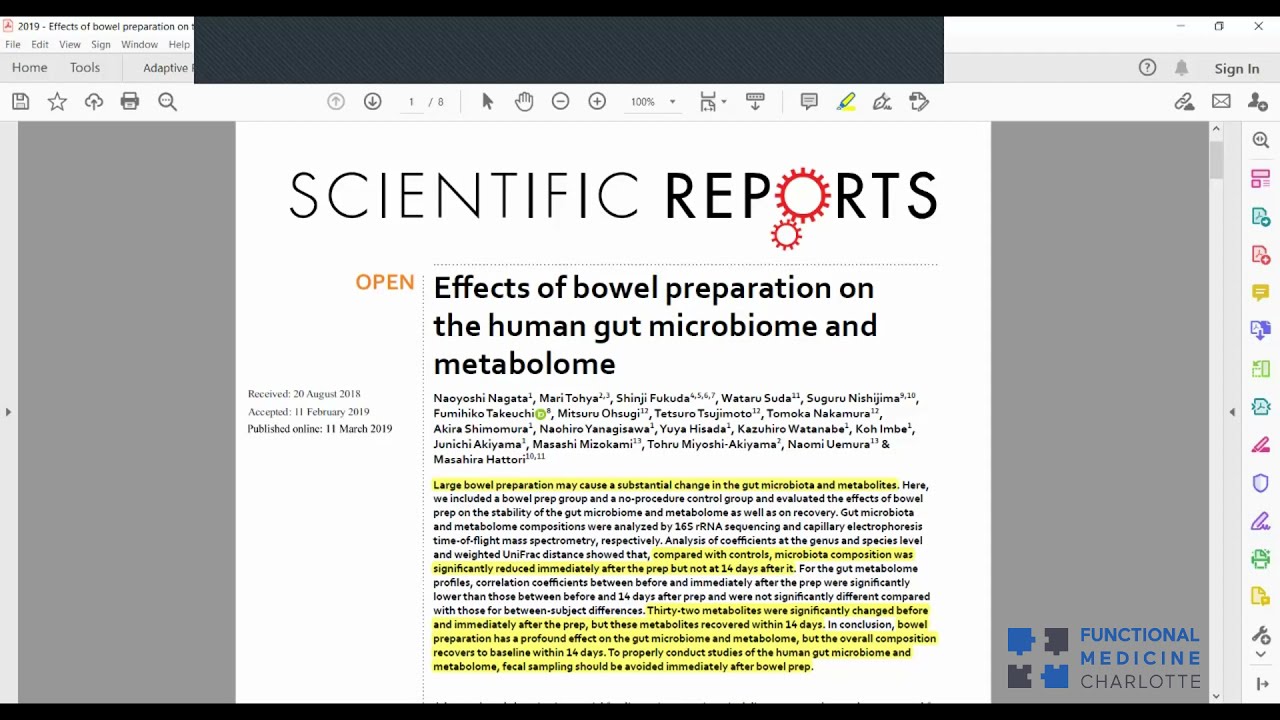 Does Colonoscopy Prep Negatively Impact the Gut Microbiome?