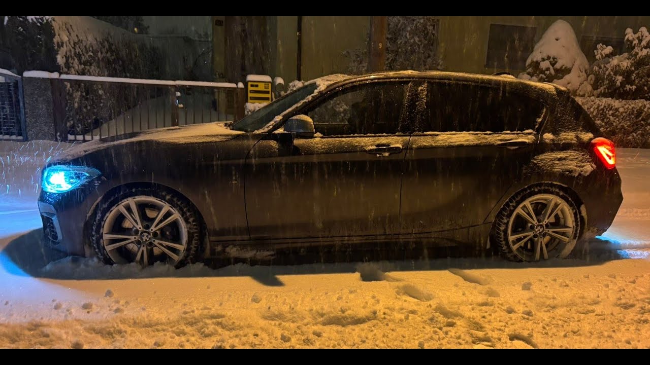 BMW M135i snow drifting (in Beam ofc)