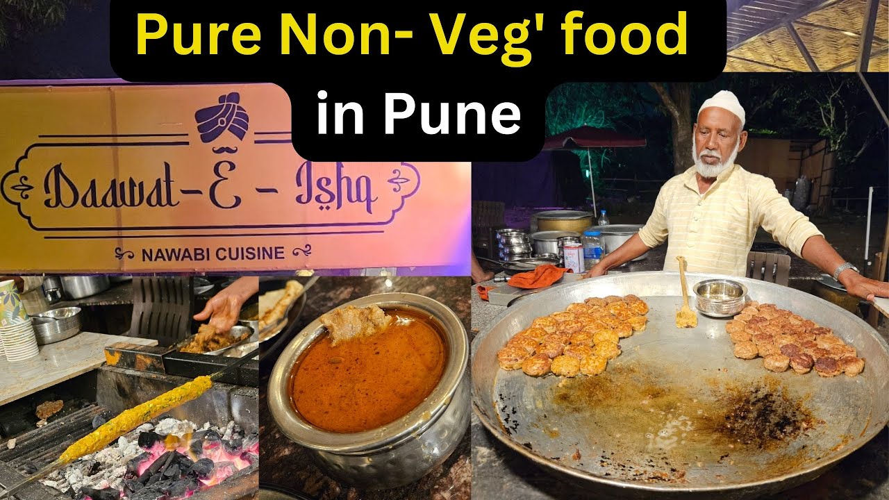 Dawat E isuq Pune Review | Pune Gets a Taste of Lucknow!  Galouti kebabs, Khamiri roti,Nihari & more