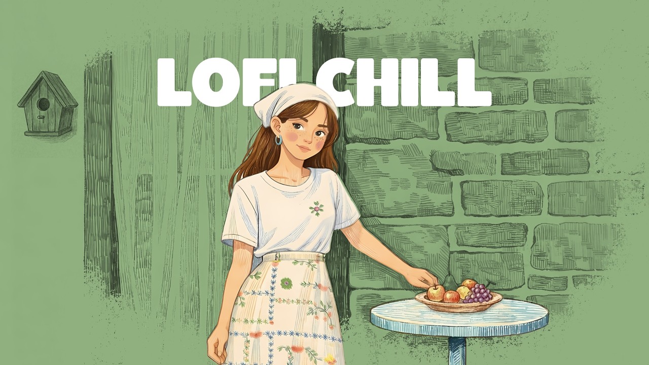 Cozy Lofi Music 🍎 Relaxing Nature Ambience with Birdsong for Stress Relief • Episode 13