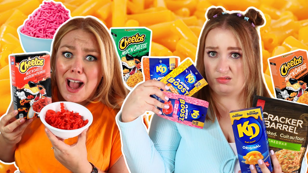 KD BOOST vs CHEETOS 🧀 On essaie des macaronis au fromage ultra LOUCHES 😱 |  2FILLESORDINAIRES
