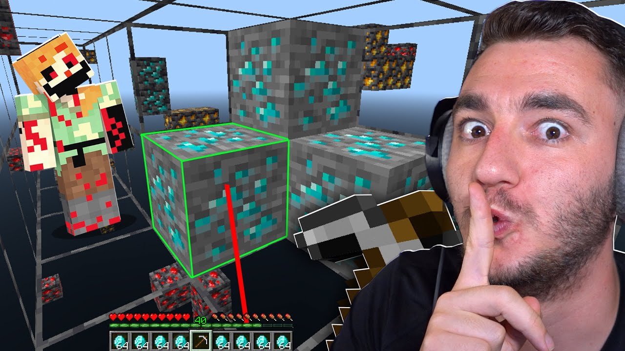 Asusté a mi Amigo por usar Xray en Minecraft