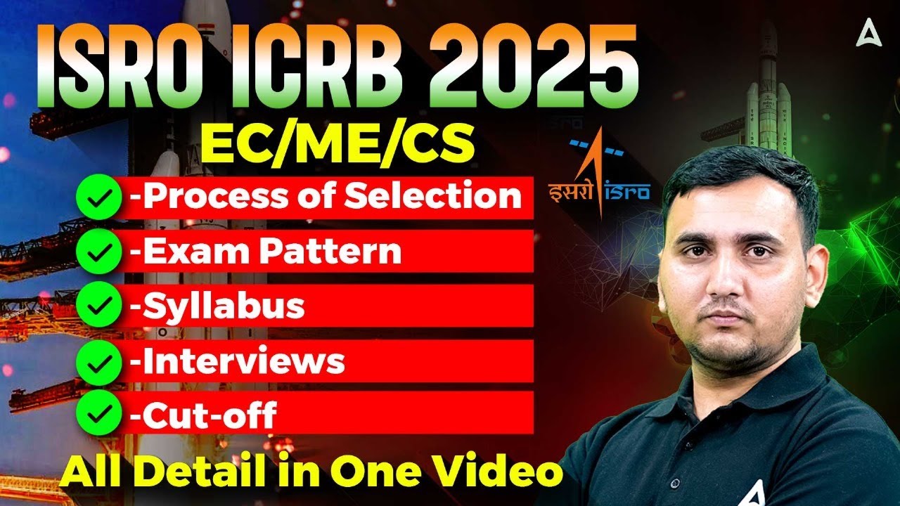 ISRO ICRB 2025 Notification | ISRO Scientist Vacancy, Syllabus, Interview Cut Off | Complete Details