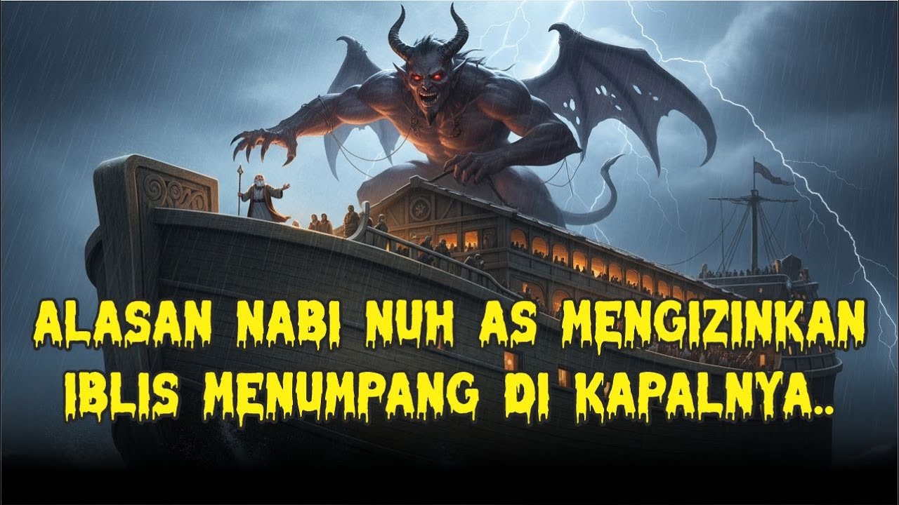 ALASAN NABI NUH MEMBERIKAN TUMPANGAN UNTUK IBLIS❗
