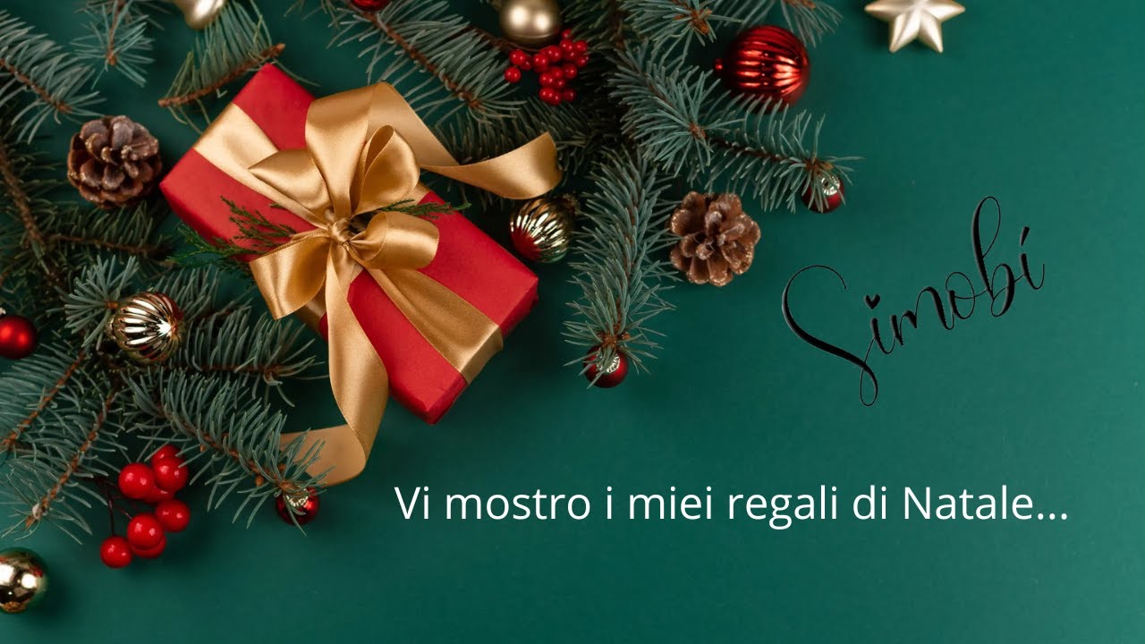 I miei regali di Natale 2024... #simobí #regalidinatale