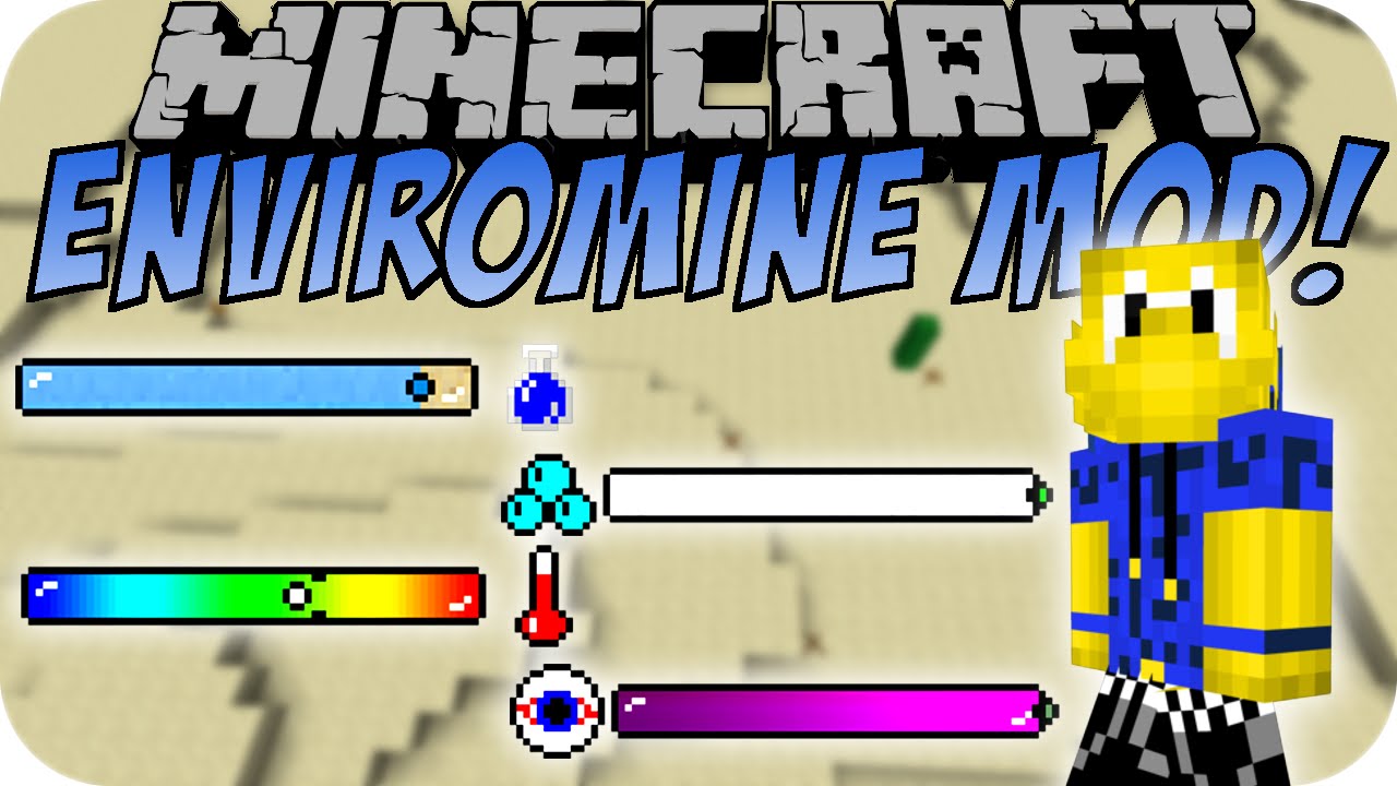 Minecraft ENVIROMINE MOD (Realistic | Hardcore)