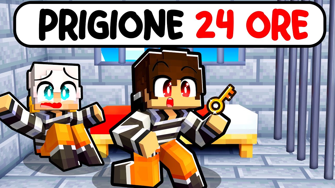MARK3S e ZEYXON SCAPPANO dalla PRIGIONE di 24 ORE in MINECRAFT!