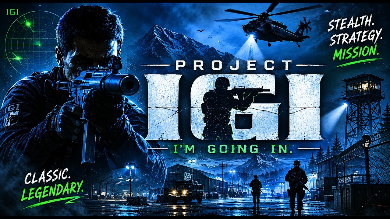 Project IGI Mission - 11 (Eagle's Nest II): NEONIX REMASTERED 4K 60fps.