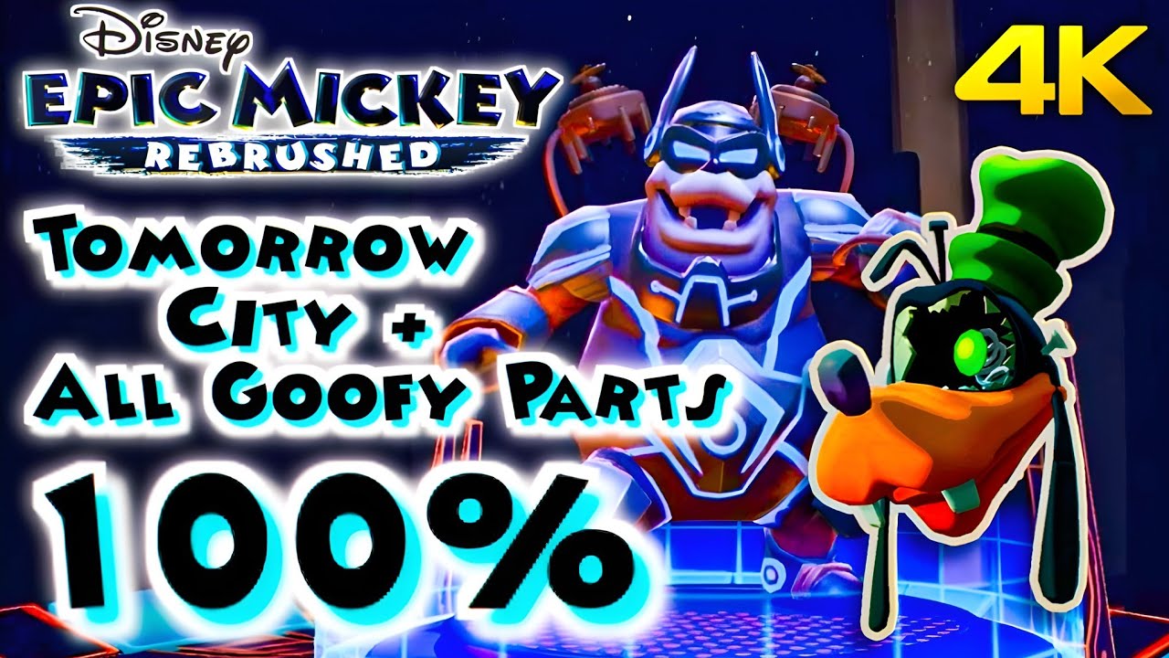 Epic Mickey Rebrushed Part 6 100% All Collectibles Guide | 4k Full HD
