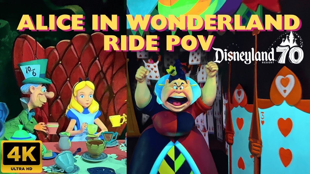 Alice in Wonderland Ride Disneyland POV 2025 4K 