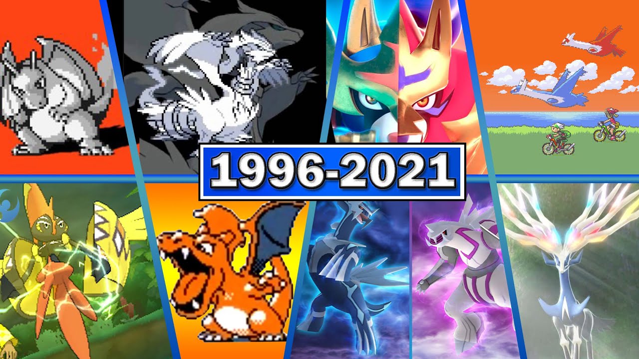 TODAS las INTROS de Juegos de POKEMON (All Pokemon Games Intros)