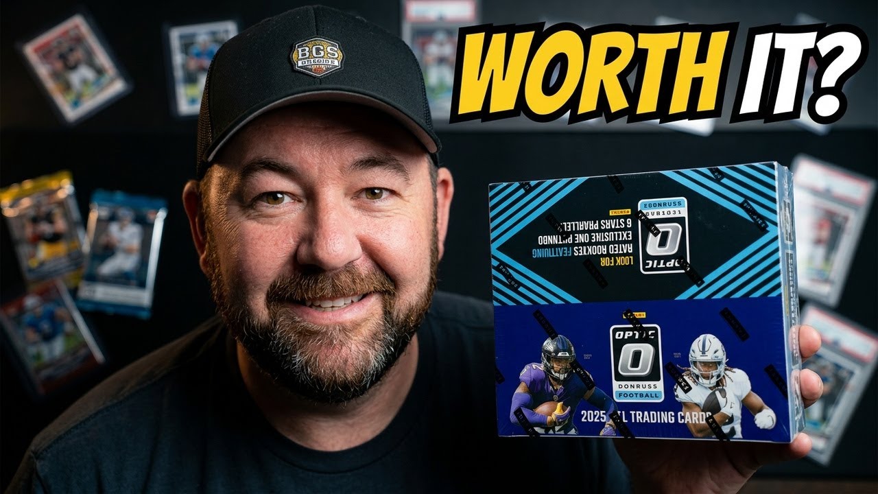 Футбольный мяч Donruss Optic 2025 года, поврежденная розничная коробка 🏈 Можно ли нам отправиться...