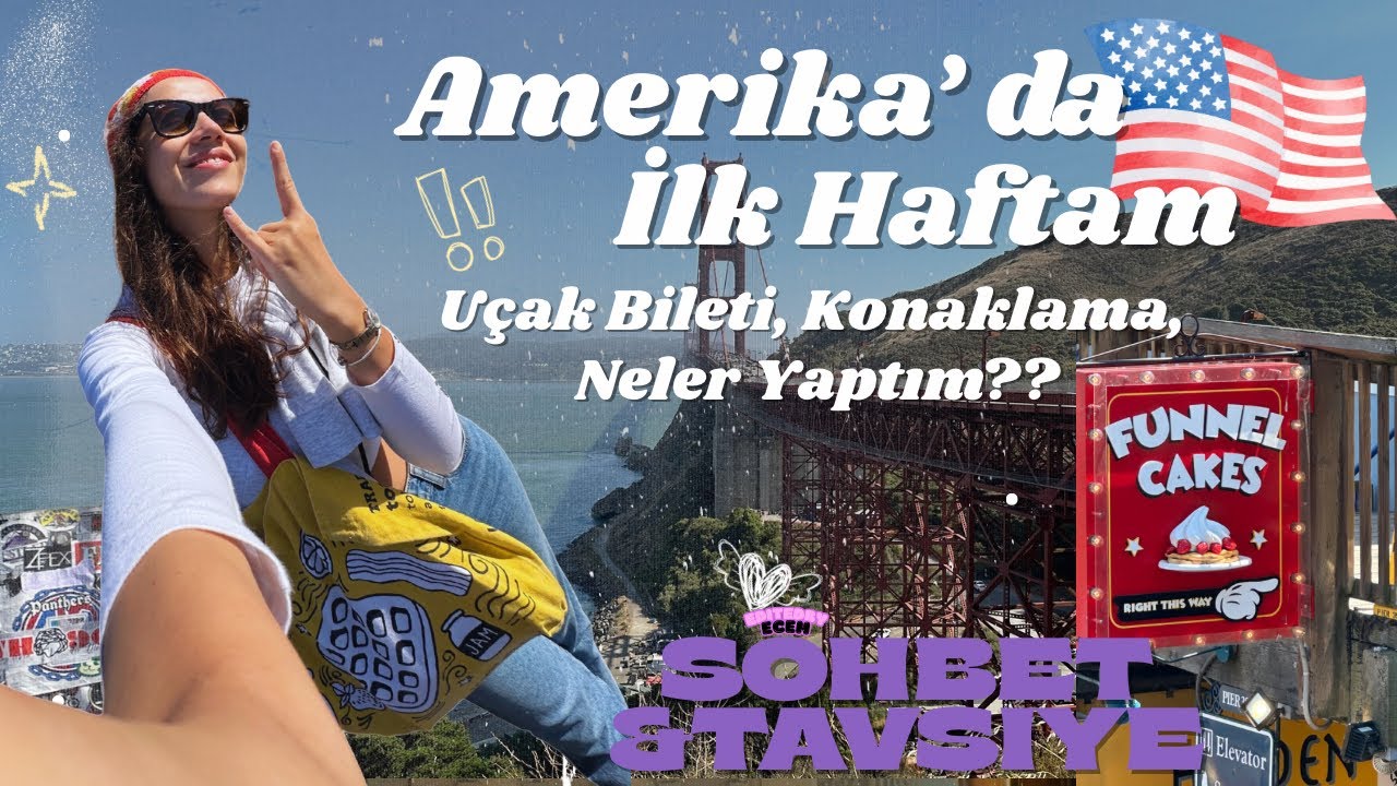 Amerika J1 Stajı Sürecim 🇺🇸Uçak Bileti, Konaklama, İlk Hafta Neler Yaptım? | PART-5 