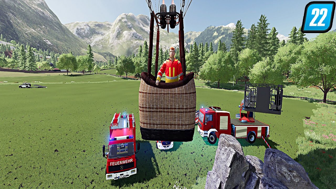 LS22 - Fallschirmsprung aus Heißluftballon 😱