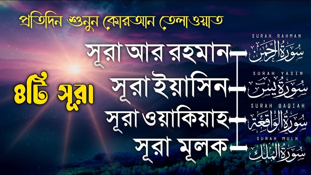 ►সূরা ইয়াসিন ►সূরা ওয়াকিয়া ►সুরা রহমান ►সুরা মূলক  রমজানের সেরা তিলাওয়াত Recited by ALAA YASEER