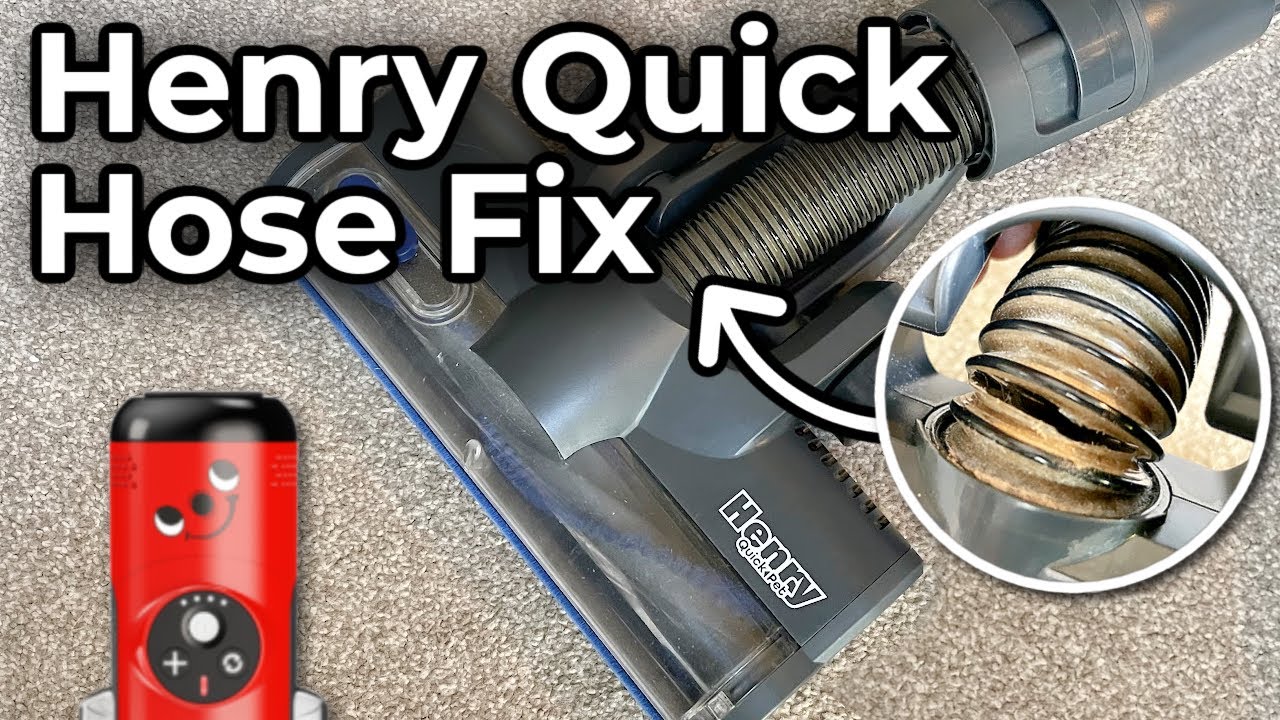 Henry Quick Vacuum: как заменить шланг пылесоса для пола
