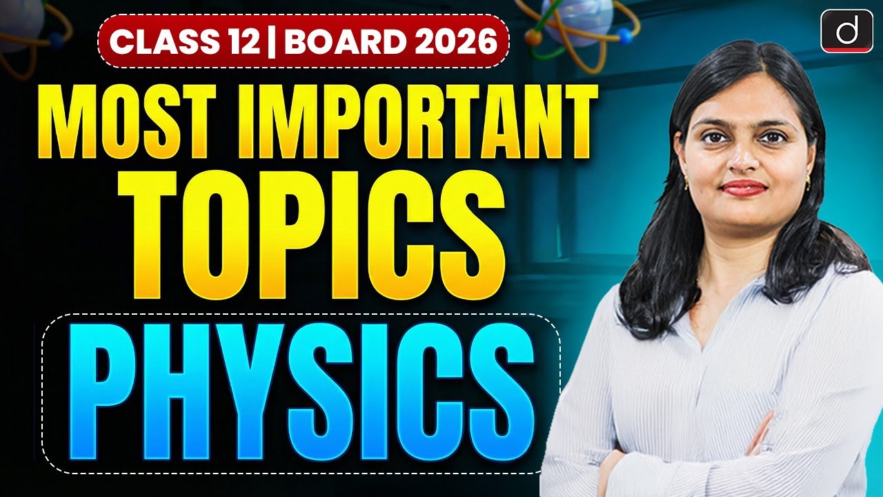 CBSE Class 12 Physics 2026 | High Weightage Topics | BOARD + CUET | Drishti CUET & CLAT