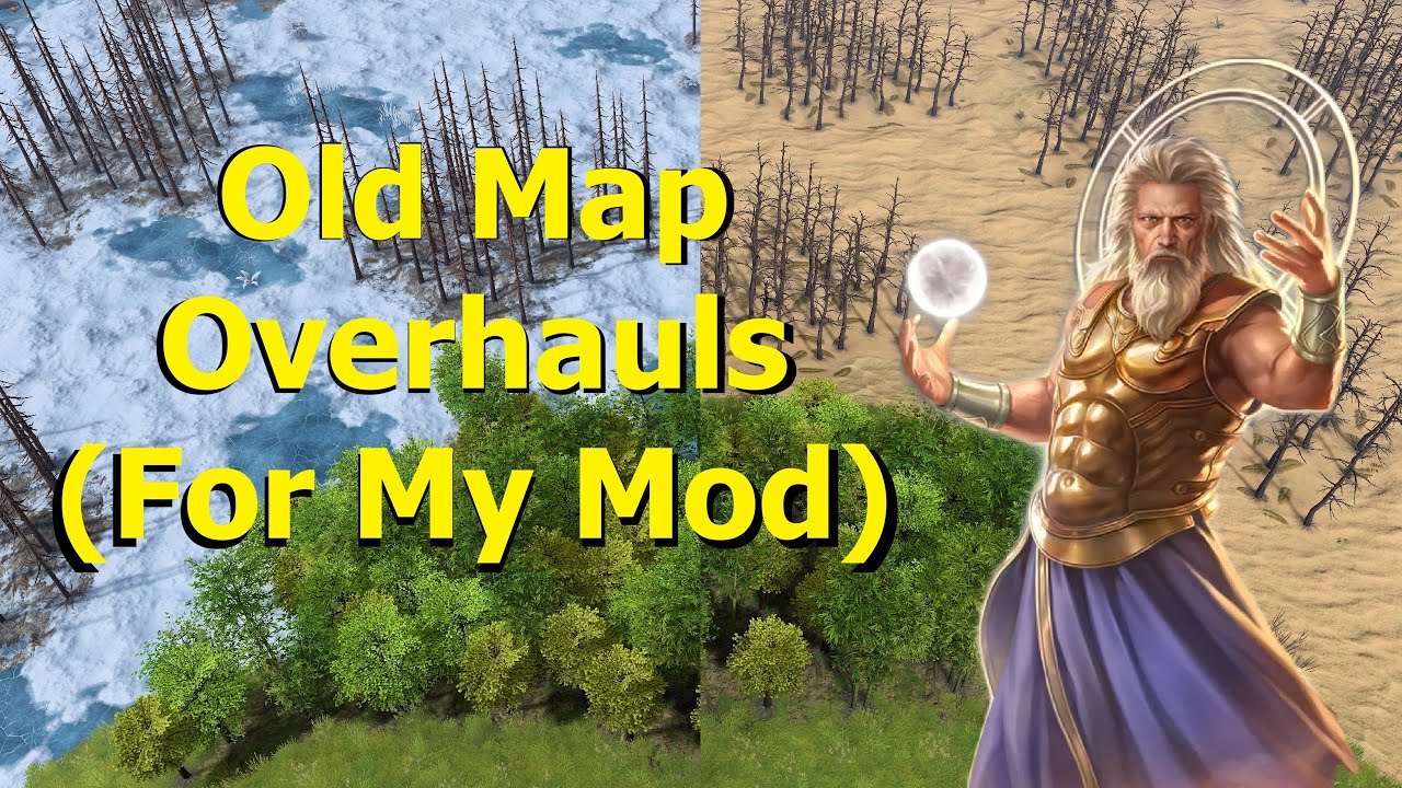 Map reworks in the upcoming update of my mod! [Age of Mythology: Retold]