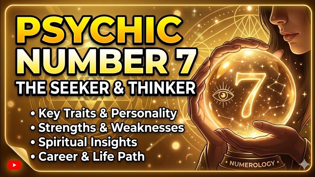 Numerology - People born on 7,16,25- Psychic number 7- Ketu the planet of wisdom 