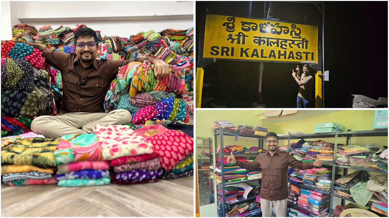 Pulivendula to Sri Kalahasti ,Surat Saree wholesale market,Saree manufacturing Surat #saree