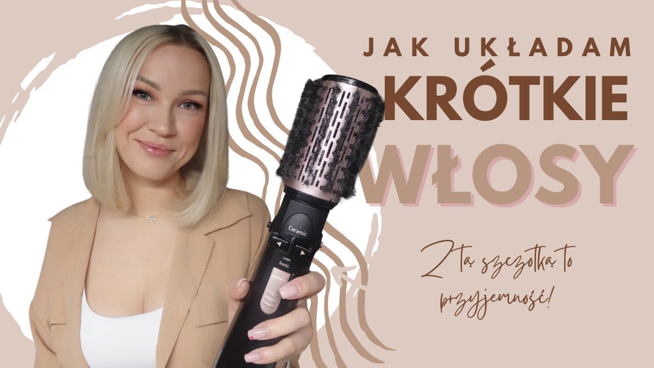 Jak stylizuje krótkie włosy? Prosty sposób na podniesione włosy! WŁOSY uniesione, wygładzone 💕