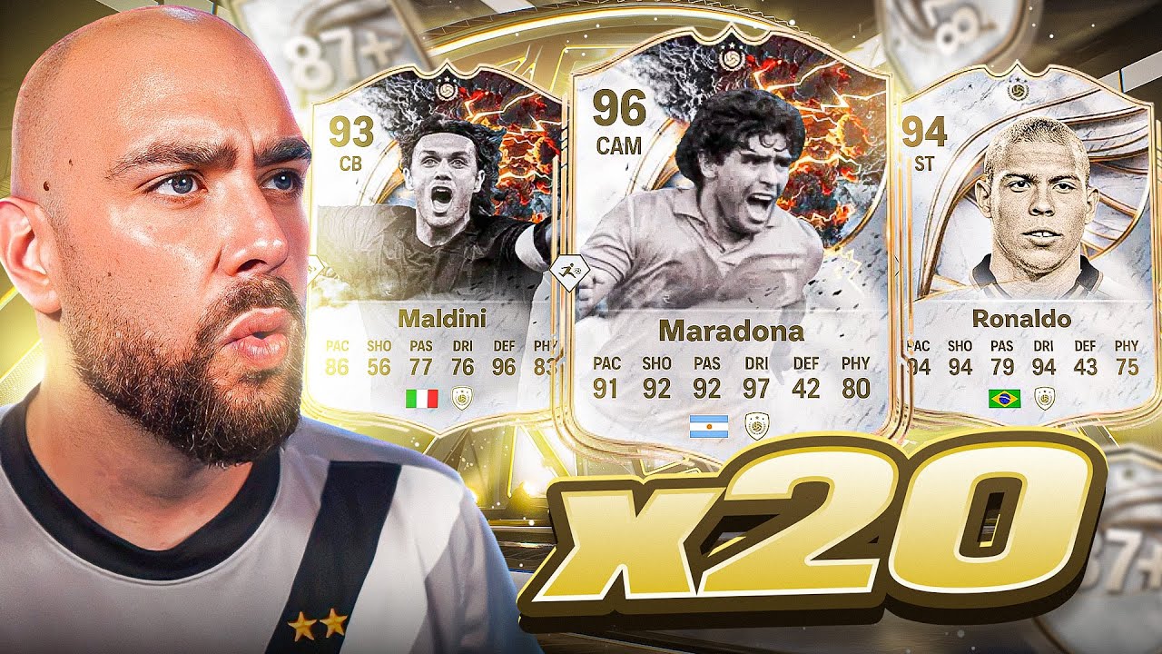 I Opened 20x BASE or THUNDERSTRUCK ICON PLAYER PICKS!