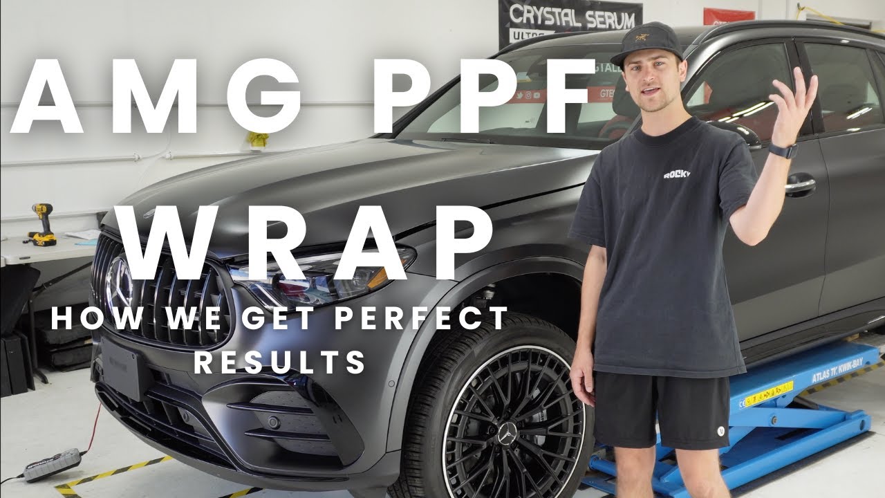 Watch us wrap this car! PPF on Mercedes Benz AMG GLC 43