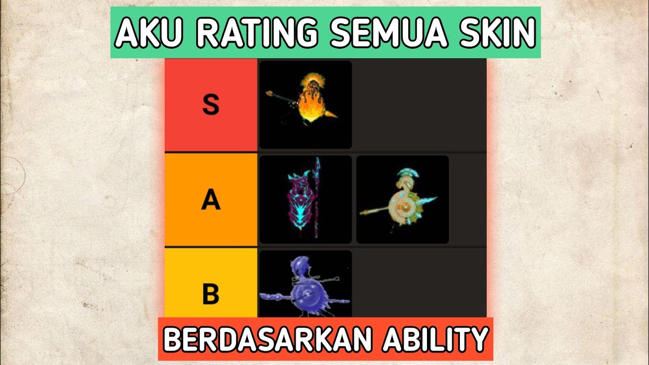 Aku Rating semua skin berdasarkan Ability || Di stickwar legacy 