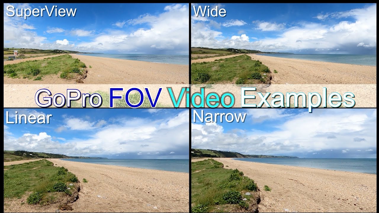 GoPro Field of View Examples - 1080p Video at 60 fps, FOV Comparisons
