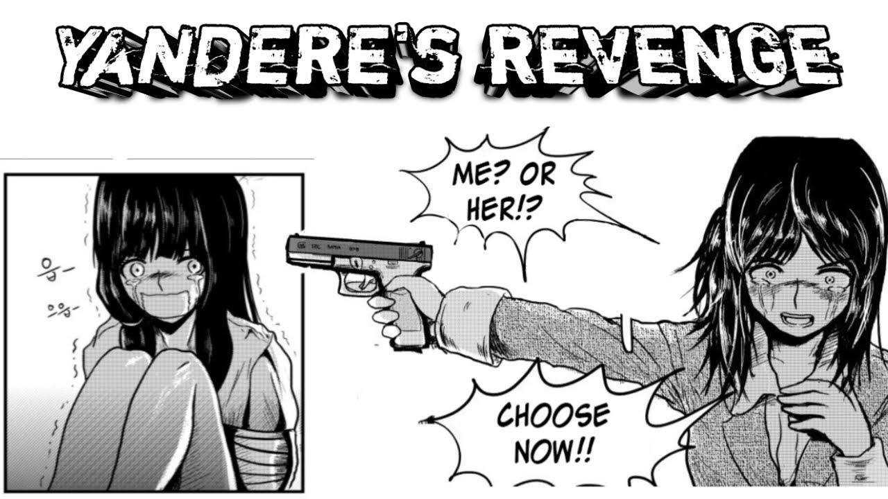[Manga dub] A Yandere trapped her senpai and forced him to choose | Romance Oneshot
