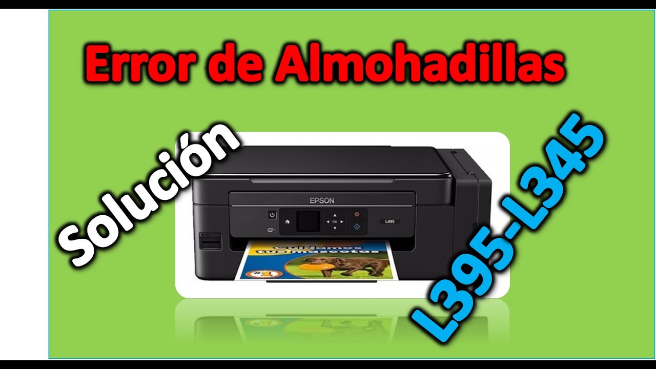 Epson L395-345 Resetear Luz Naranja de Tinta y Papel Parpadean solución