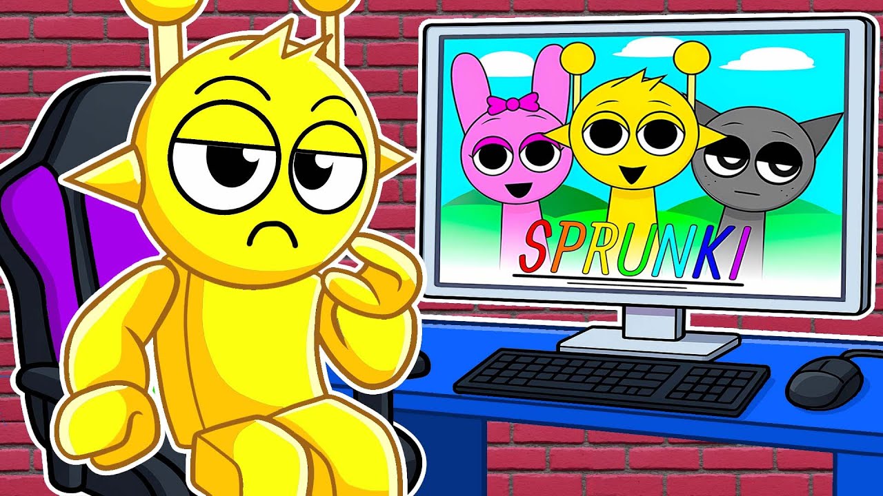 Mr.Simon was very BORED playing sprunki...!!!