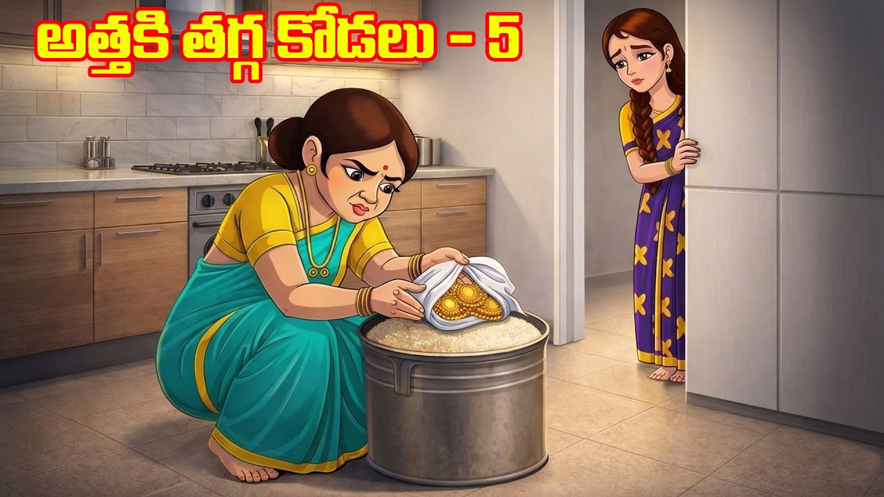 Telugu Stories - అత్తకి తగ్గ కోడలు -5 | Moral stories | తెలుగు కథలు | Telugu kathalu | JM TV Telugu