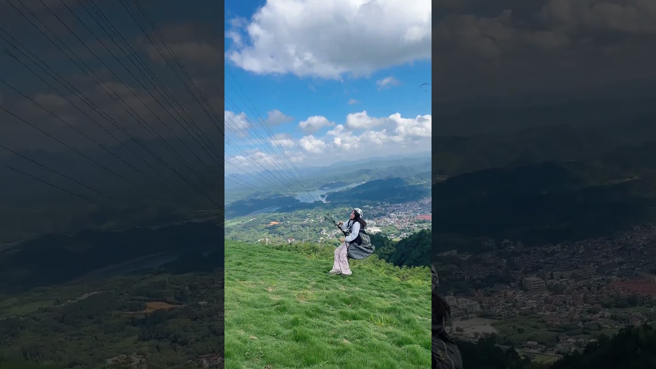 Paragliding in mountain 🏔️#Paragliding #ParaglidingLife  #ParaglidingAdventure #ParaglidingLovers